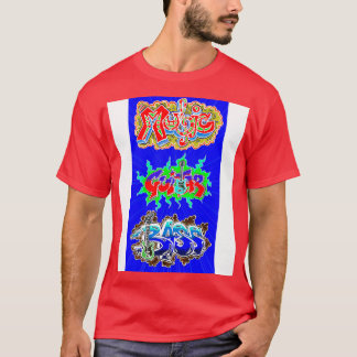 Label Graffiti Music Art 1 T-shirt