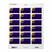 Label Halloween-adres (Full Sheet)