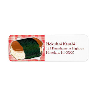 Label Hawaiian Musubi