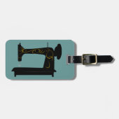 Label ID  naaigmachine Bagagelabel (Voorkant horizontaal)