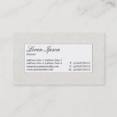 Label in het midden - Canvas-look (Achterkant)