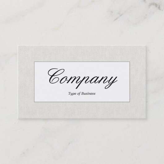 Label in het midden - Canvas-look (Voorkant)