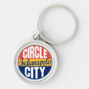 label Indianapolis Sleutelhanger