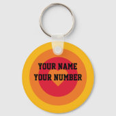 Label JOUW NAAM Sleutelhanger (Achterkant)