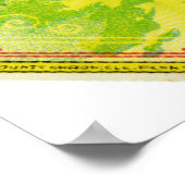 Label Keuka-concord-druiven Poster (Hoek)