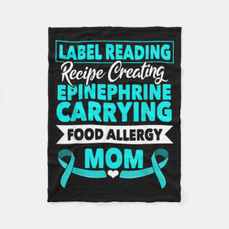 Label Lezen Recept Maken Epinefrine Voedsel Fleece Deken