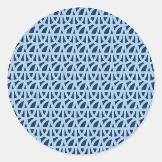 label_logo_pattern_5 - Gepersonaliseerd Ronde Sticker (Voorkant)