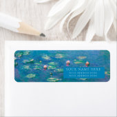 LABEL MAET "WATERLIES" FINE ART RETURN ADRES LABEL (Insitu)