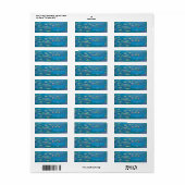 LABEL MAET "WATERLIES" FINE ART RETURN ADRES LABEL (Full Sheet)