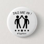Label me binnen ronde button 5,7 cm (Voorkant)