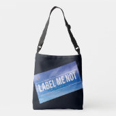 Label me niet crossbody tas (Achterkant)