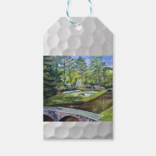 Label met cadeau voor schilderijen voor Golfland Cadeaulabel