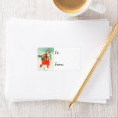 Label met kerstcadeau (Insitu)