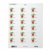 Label met kerstcadeau (Full Sheet)