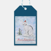 Label met kerstcadeau cadeaulabel (Voorkant)