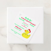 Label met kerstcadeaus (In situ)