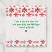 Label met kerstcadeaus (Achterkant)