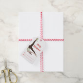 Label met kerstcadeaus voor piloten cadeaulabel (Met Touw)