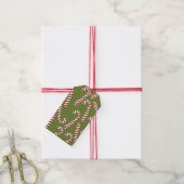 Label met kerstsnoepjes cadeaulabel (Met Touw)