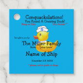 Label met kruisend afval (Voorkant)