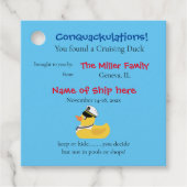 Label met kruisend afval (Voorkant)