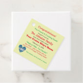 Label met kruisend afval (In situ)