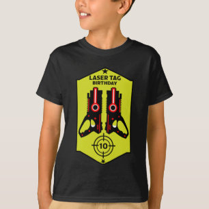 Label met laserstralen Gejaarde 10 T-shirt