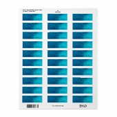 label met verfadresseringset (Full Sheet)