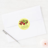 Label met verse aardbeien (Envelop)