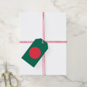 Label met vlag van Bangladesh Cadeaulabel (Met Touw)
