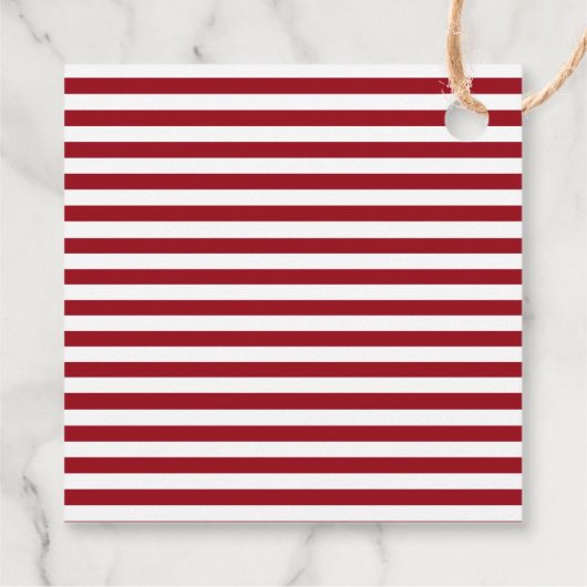 Label met whimsical Reindeer Gift (Achterkant)