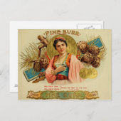 label op de doos briefkaart (Voorkant / Achterkant)