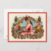  label op de doos briefkaart (Voorkant / Achterkant)