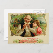  label op de doos briefkaart (Voorkant / Achterkant)