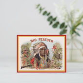  label op de doos briefkaart (Staand voorkant)