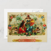  label op de doos briefkaart (Voorkant / Achterkant)