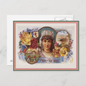  label op de doos briefkaart (Voorkant / Achterkant)