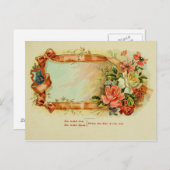 label op de doos briefkaart (Voorkant / Achterkant)