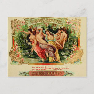  label op de doos briefkaart