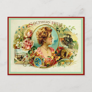  label op de doos briefkaart