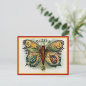 label op de doos briefkaart (Staand voorkant)