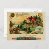 label op de doos briefkaart (Voorkant / Achterkant)