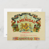  label op de doos briefkaart (Voorkant / Achterkant)