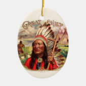  label op de doos keramisch ornament (Voorkant)