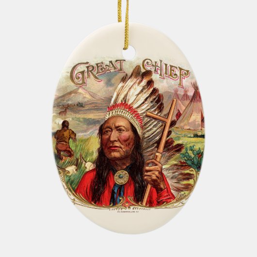  label op de doos keramisch ornament (Achterkant)