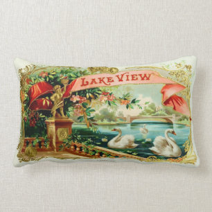  label op de doos kussen