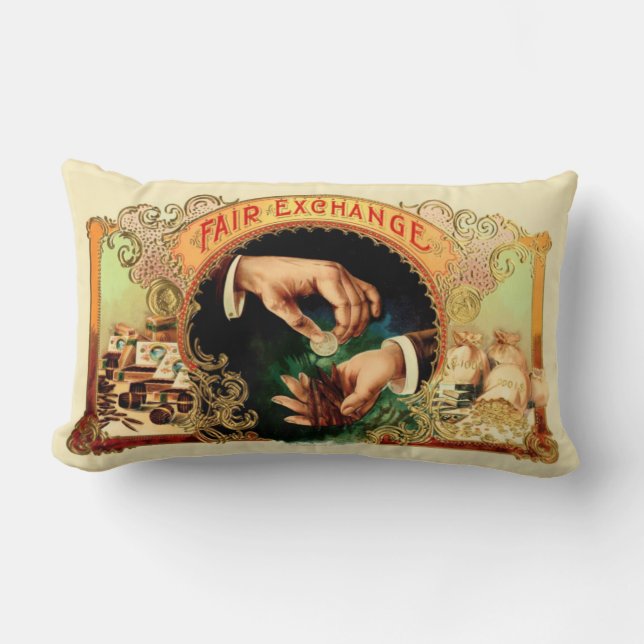  label op de doos kussen (Voorkant)