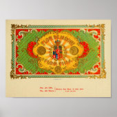 label op de doos poster (Voorkant)