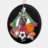 Label/Ornament sport - SRF Keramisch Ornament (Links)