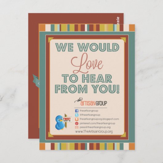 LABEL Oscars Press Briefkaart (Voorkant / Achterkant)